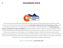 Tablet Screenshot of coloradohmis.org